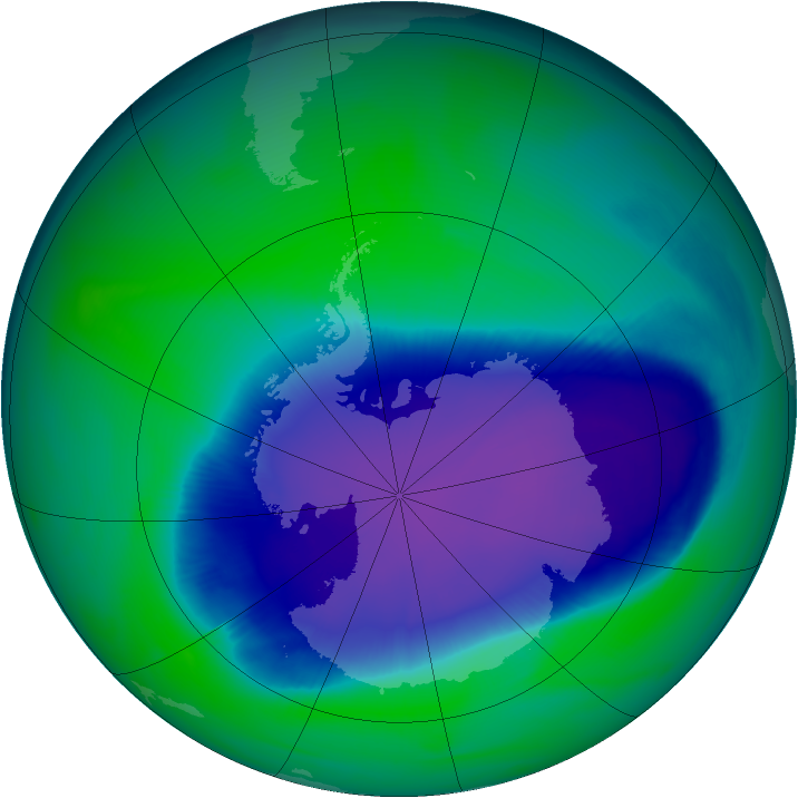 Ozone Map 2006-11-09